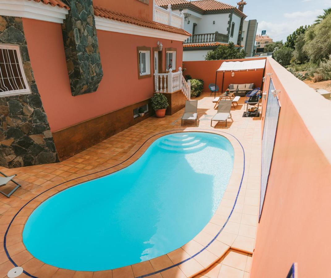 Villa Morada Sonneland con piscina privada climatizada Maspalomas (Gran Canaria) Exterior foto